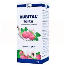 РУБИТАЛ ФОРТЕ алтейный сироп с малиной / RUBITAL FORTE