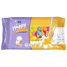 САЛФЕТКИ ВЛАЖНЫЕ ДЛЯ ДЕТЕЙ BELLA BABY HAPPY MILK & HONEY / SALFETKI VLAZHNIE DLYA DETEY BELLA BABY HAPPY MILK & HONEY