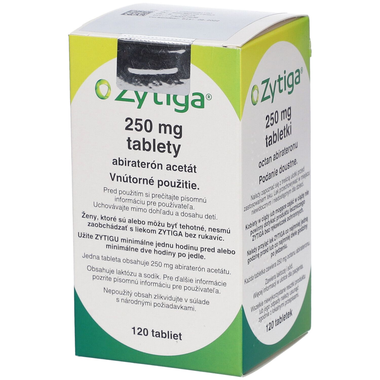 ЗИТИГА (абиратерон) / ZYTIGA (abiraterone)