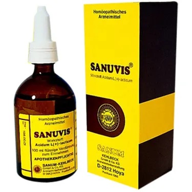 САНУВИС капли (Молочная кислота) / SANUVIS drops (Acidum lacticum)