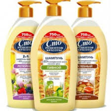 ШАМПУНЬ УКРЕПЛЯЮЩИЙ серии СТО РЕЦЕПТОВ КРАСОТЫ / SHAMPUN UKREPLYAYUSHCHIY serii STO RETSEPTOV KRASOTI