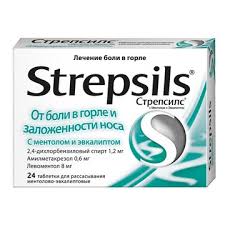 СТРЕПСИЛС с ментолом и эвкалиптом / STREPSILS