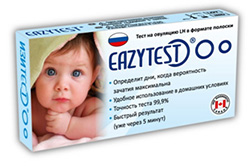 ТЕСТ ДЛЯ ОПРЕДЕЛЕНИЯ ОВУЛЯЦИИ EAZYTEST (ИЗИТЕСТ) / TEST DLYA OPREDELENIYA OVULYATSII EAZYTEST (IZITEST)