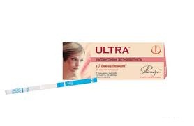 ТЕСТ УЛЬТРА ДЛЯ ОПРЕДЕЛЕНИЯ БЕРЕМЕННОСТИ В МОЧЕ (ПОЛОСКА) ULTRA / TEST ULTRA DLYA OPREDELENIYA BEREMENNOSTI V MOCHE (POLOSKA) ULTRA