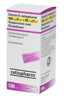 КОТРИМ Е-ратиофарм (Ко-тримаксол) / COTRIM E-ratiopharm oral suspension (sulfamethoxazole+trimethoprim)