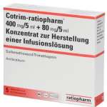КОТРИМ / COTRIM концентрат инфуз. р-ра 400 мг/5 мл + 80 мг/5 мл. амп. №5
