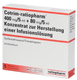 КОТРИМ-ратиофарм (сульфаметоксазол+триметоприм) / COTRIM-ratiopharm (sulfamethoxazole+trimethoprim)
