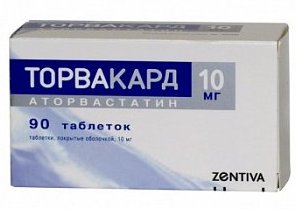 ТОРВАКАРД (Аторвастатин) / TORVAKARD (Atorvastatin)