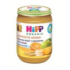 ЯБЛОЧНОЕ ПЮРЕ С ОВСЯНЫМИ ХЛОПЬЯМИ ФРУКТЫ И ЗЕРНО HIPP / YABLOCHNOE PYURE S OVSYANIMI HLOPYAMI FRUKTI I ZERNO HIPP