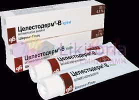 ЦЕЛЕСТОДЕРМ-В крем (Бетаметазон) / CELESTODERM-V cream
