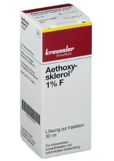 ЭТОКСИСКЛЕРОЛ Ф 1% (Полидоканол) / AETHOXYSKLEROL F 1% (Polidocanol)