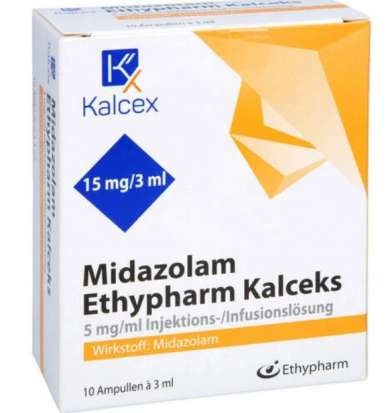 МИДАЗОЛАМ-Этифарм Калчекс / MIDAZOLAM-Ethypharm Kalceks