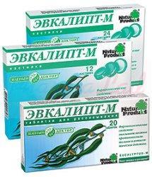 ЭВКАЛИПТ-М (ментол+масло эвкалипта) / EUCALYPT-M (menthol+eucalyptus oil)