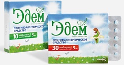 ЭДЕМ (дезлоратадин) / EDEN (desloratadine)