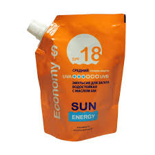 ЭМУЛЬСИЯ ДЛЯ ЗАГАРА ВОДОСТОЙКАЯ С МАСЛОМ ШИ серии SUN ENERGY / EMULSIYA DLYA ZAGARA VODOSTOYKAYA S MASLOM SHI serii SUN ENERGY