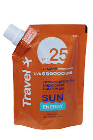 ЭМУЛЬСИЯ ДЛЯ ЗАГАРА ВОДОСТОЙКАЯ С МАСЛОМ ШИ серии SUN ENERGY / EMULSIYA DLYA ZAGARA VODOSTOYKAYA S MASLOM SHI serii SUN ENERGY