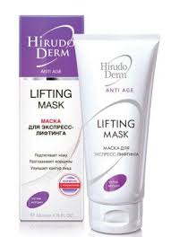 МАСКА ДЛЯ ЭКСПРЕСС-ЛИФТИНГА LIFTING MASK HIRUDO DERM, ANTI-AGE / MASKA DLYA EKSPRESS-LIFTINGA LIFTING MASK HIRUDO DERM, ANTI-AGE
