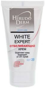 КРЕМ ДЛЯ РУК ОТБЕЛИВАЮЩИЙ WHITE EXPERT HANDS серии HIRUDO DERM WHITE LINE / KREM DLYA RUK OTBELIVAYUSHCHIY WHITE EXPERT HANDS serii HIRUDO DERM WHITE LINE