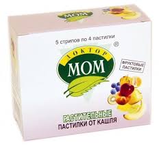 ДОКТОР МОМ РАСТИТЕЛЬНЫЕ ПАСТИЛКИ ОТ КАШЛЯ / DOKTOR MOM HERBAL COUGH LOZENGES