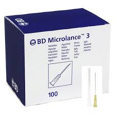 ИГЛЫ ИНЪЕКЦИОННЫЕ СТЕРИЛЬНЫЕ ОДНОРАЗОВОГО ПРИМЕНЕНИЯ BD MICROLANCE 3 / IGLI INEKTSIONNIE STERILNIE ODNORAZOVOGO PRIMENENIYA BD MICROLANCE 3