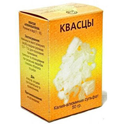 КВАСЦЫ АЛЮМОКАЛИЕВЫЕ ФАСОВАННЫЕ / KVASTSI ALYUMOKALIEVIE FASOVANNIE
