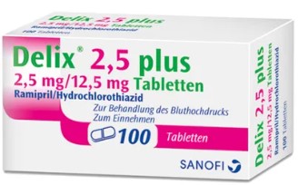 ДЕЛИКС Плюс (Рамиприл и гидрохлоротиазид) / DELIX Plus (Ramipril and hydrochlorothiazide)