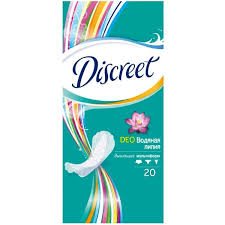 ПРОКЛАДКИ ГИГИЕНИЧЕСКИЕ ЕЖЕДНЕВНЫЕ DISCREET DEO WATER LILY MULTIFORM / PROKLADKI GIGIENICHESKIE EZHEDNEVNIE DISCREET DEO WATER LILY MULTIFORM