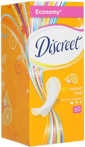 ПРОКЛАДКИ ГИГИЕНИЧЕСКИЕ ЕЖЕДНЕВНЫЕ DISCREET DEO SUMMER FRESH / PROKLADKI GIGIENICHESKIE EZHEDNEVNIE DISCREET DEO SUMMER FRESH