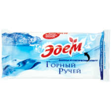 Салфетки косметические влажные ЭДЕМ Горный ручей / Cosmetics wipes moist EDEN