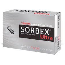 СОРБЕКС УЛЬТРА (добавка диетическая на основе активированного угля) / SORBEX ULTRA