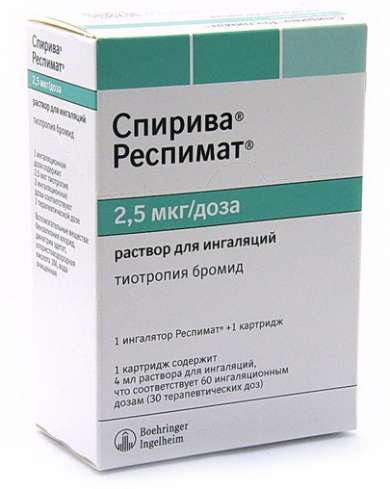 СПИРИВА РЕСПИМАТ (Тиотропия бромид) / SPIRIVA RESPIMAT (Tiotropium bromide)
