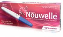 ТЕСТ СТРУЙНЫЙ ДЛЯ ОПРЕДЕЛЕНИЯ БЕРЕМЕННОСТИ NOUWELLE / TEST STRUYNIY DLYA OPREDELENIYA BEREMENNOSTI NOUWELLE