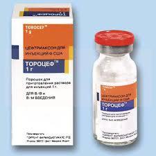 ТОРОЦЕФФ (Цефтриаксон) / TOROTSEFF (Ceftriaxone)