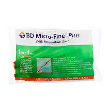 ШПРИЦ ИНЪЕКЦИОННЫЙ ИНСУЛИНОВЫЙ ОДНОРАЗОВОГО ПРИМЕНЕНИЯ BD MICRO-FINE PLUS / SHPRITS INEKTSIONNIY INSULINOVIY ODNORAZOVOGO PRIMENENIYA BD MICRO-FINE PLUS