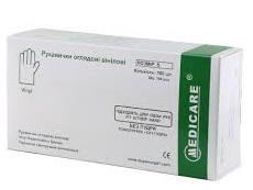 ПЕРЧАТКИ СМОТРОВЫЕ НЕСТЕРИЛЬНЫЕ MEDICARE / PERCHATKI SMOTROVIE NESTERILNIE MEDICARE