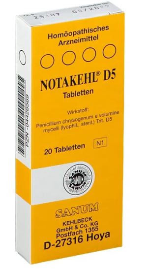НОТАКЕЛЬ Д5 таблетки / NOTAKEHL D5 Tabletten