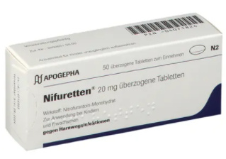 НИФУРАНТИН, НИФУРЕТТЕН (Нитрофурантоин) / NIFURETTEN (Nitrofurantoin)