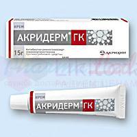 АКРИДЕРМ ГК (бетаметазона дипропионат) / AKRIDERM GK (betamethasone dipropionate)