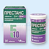 ПРЕСТАНС (амлодипин+периндоприл) / PRESTANCE (amlodipine+perindopril)