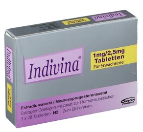 ИНДИВИНА (медроксипрогестерон+эстроген) / INDIVINA (medroxyprogesterone+estradiol)
