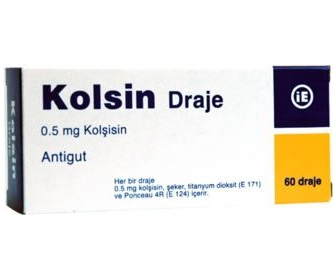 КОЛИЦИН, КОЛСИН, КОЛЦИН драже (Колхицин) / KOLSIN draje
