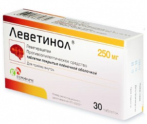 ЛЕВЕТИНОЛ (леветирацетам) / LEVETINOL (levetiracetam)