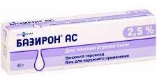 БАЗИРОН АС (бензоил пероксид) / BASIRON AC (benzoyl peroxide)