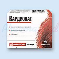 КАРДИОНАТ (мельдоний) / CARDIONATE (meldonium)