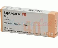 КОРДАФЛЕКС РД (нифедипин) / CORDAFLEX RD (nifedipine)