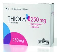 ТИОЛА (Тиопронин) / THIOLA (Tiopronin)