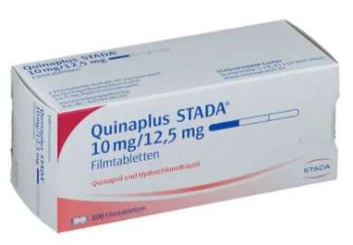 КВИНАПЛЮС Стада (гидрохлоротиазид+хинаприл) / QUINAPLUS Stada (hydrochlorothiazide+quinapril)