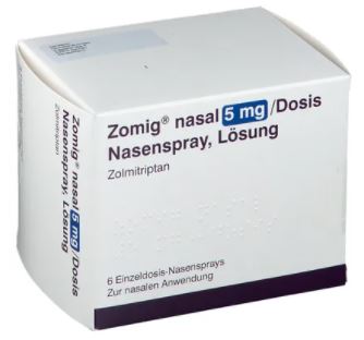 ЗОМИГ спрей назальный (золмитриптан) / ZOMIG spray nasal (zolmitriptan)