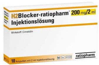 Блокатор H2 ратиофарм (Циметидин) / H2 blocker ratiopharm (Cimetidine)