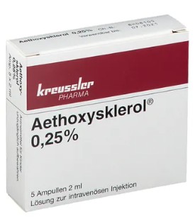 ЭТОКСИСКЛЕРОЛ (Полидоканол) / AETHOXYSKLEROL (Polidocanol)